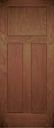 3 Panel Flat Oak